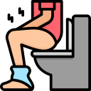 Loose, watery or sometimes bloody stool (diarrhoea) Loose, watery or sometimes bloody stool (diarrhoea)
